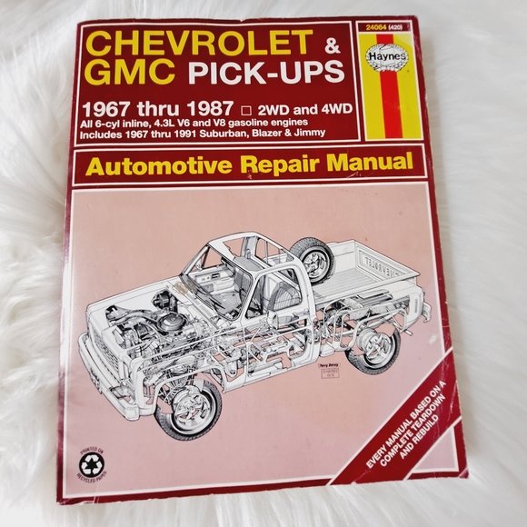 Haynes Manual: Chevrolet and GMC Pick-Ups 1967 - Picture 2 of 7